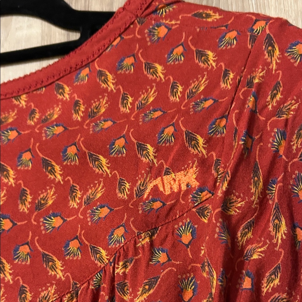 Mountain Khakis Red Floral Long Sleeve Dress - Picture 7 of 7
